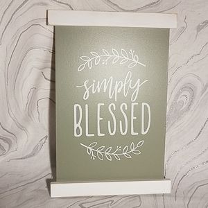 Bohemian wall wood art.